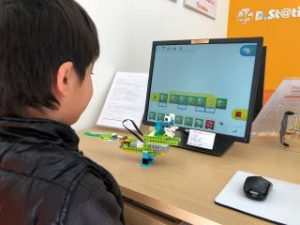ブロックで作った恐竜